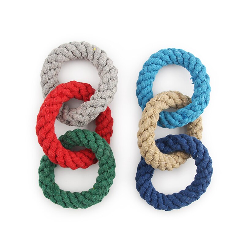 Small Dog Toy Rope Weave Knot