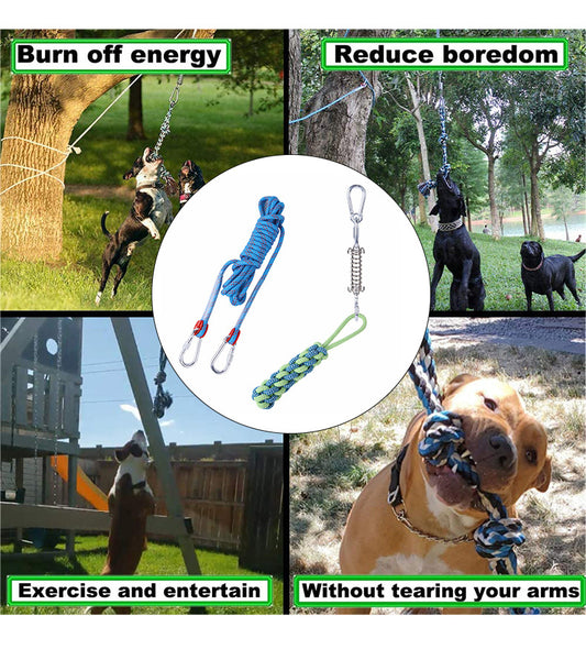 Spring Rope Dog Tug Toy