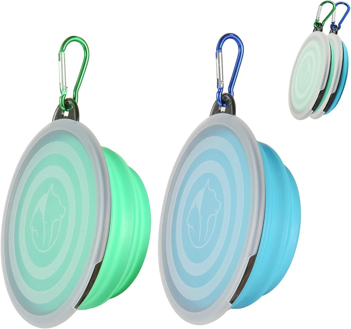 Collapsible Silicone Pet Travel Bowl