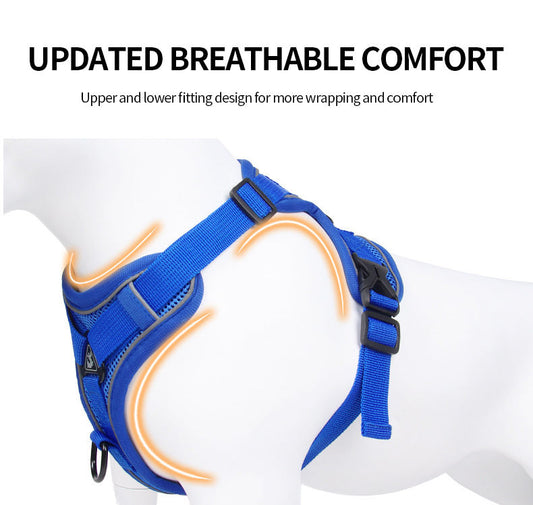 Pet Leash Reflective Breathable Dog Harness