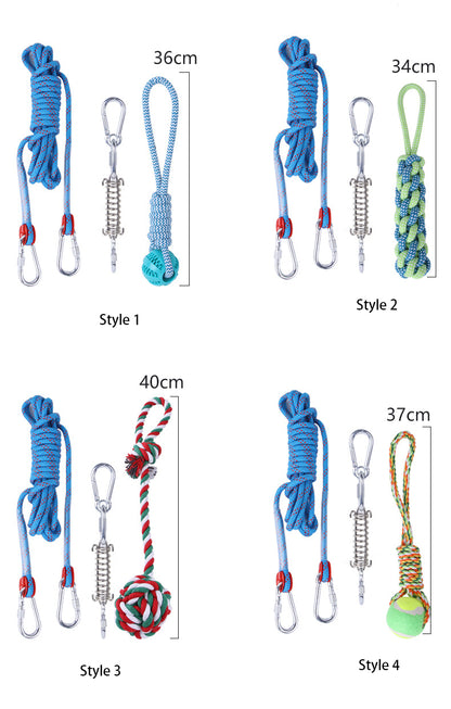 Spring Rope Dog Tug Toy