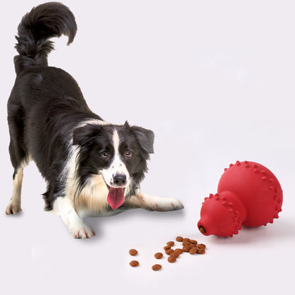 Natural Rubber Treat-Dispensing Dog Toy