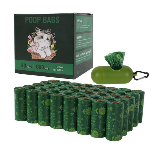 40 rolls of biodegradable pet garbage bag