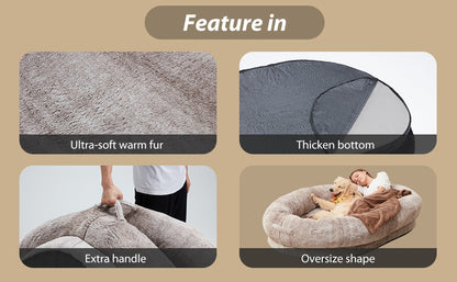 Giant Human-Sized Dog Bed