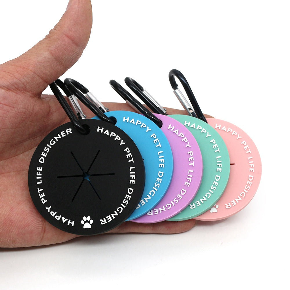 Dog garbage bag hands-free clip