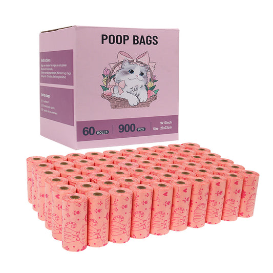 60 rolls of biodegradable pet garbage bag
