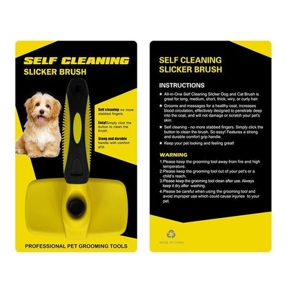 Premium Self Clean Slicker Comb