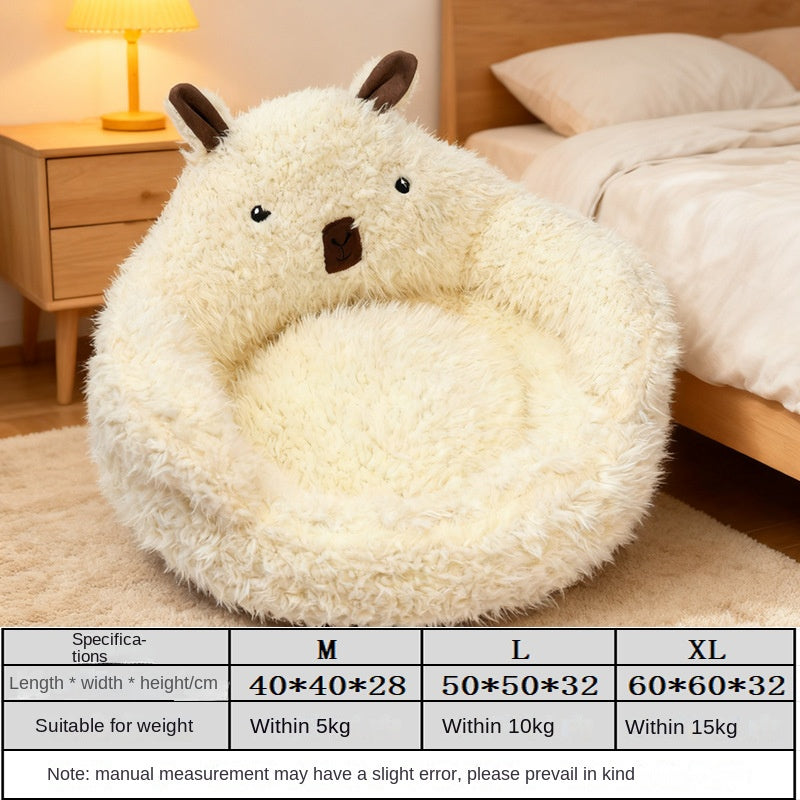 Washable Covered Pet Bed