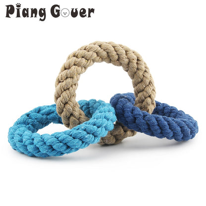Small Dog Toy Rope Weave Knot