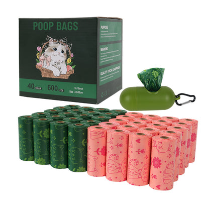40 rolls of biodegradable pet garbage bag