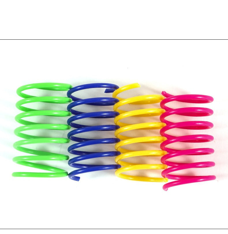 Colorful Cat Spring Toys