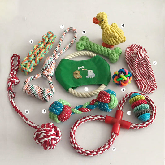 Cotton Rope Dog Toy Set