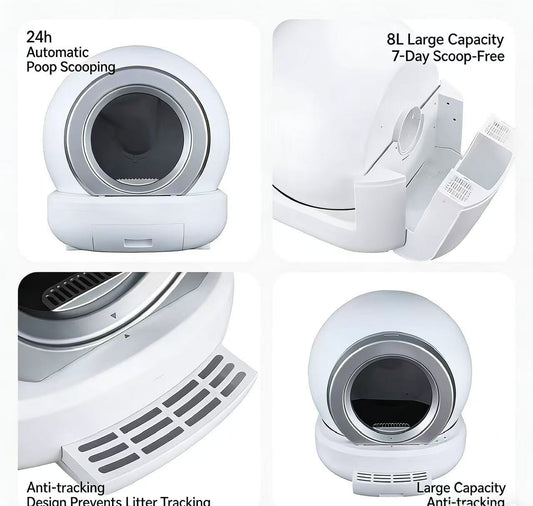 Cross border intelligent fully automatic cleaning of cat litter box and automatic removal of cat litter