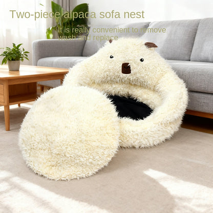 Washable Covered Pet Bed