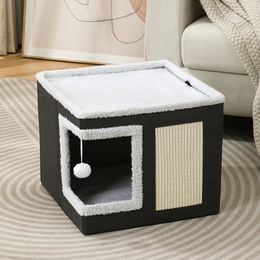 Foldable Pet Bed & Storage Stool