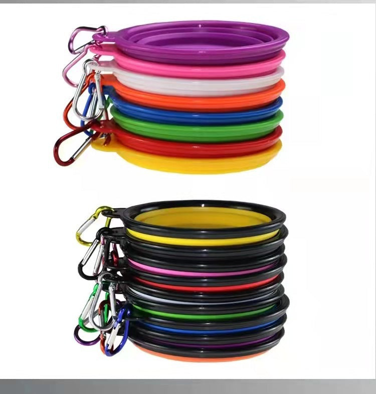 Collapsible Silicone Pet Travel Bowl