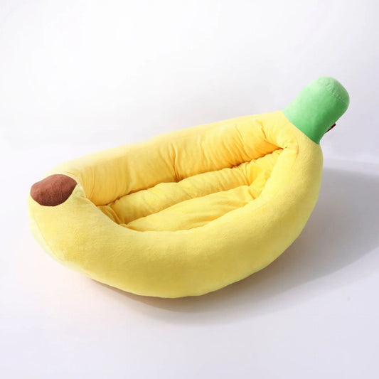 Banana Pet Bed for Cats & Small Dogs